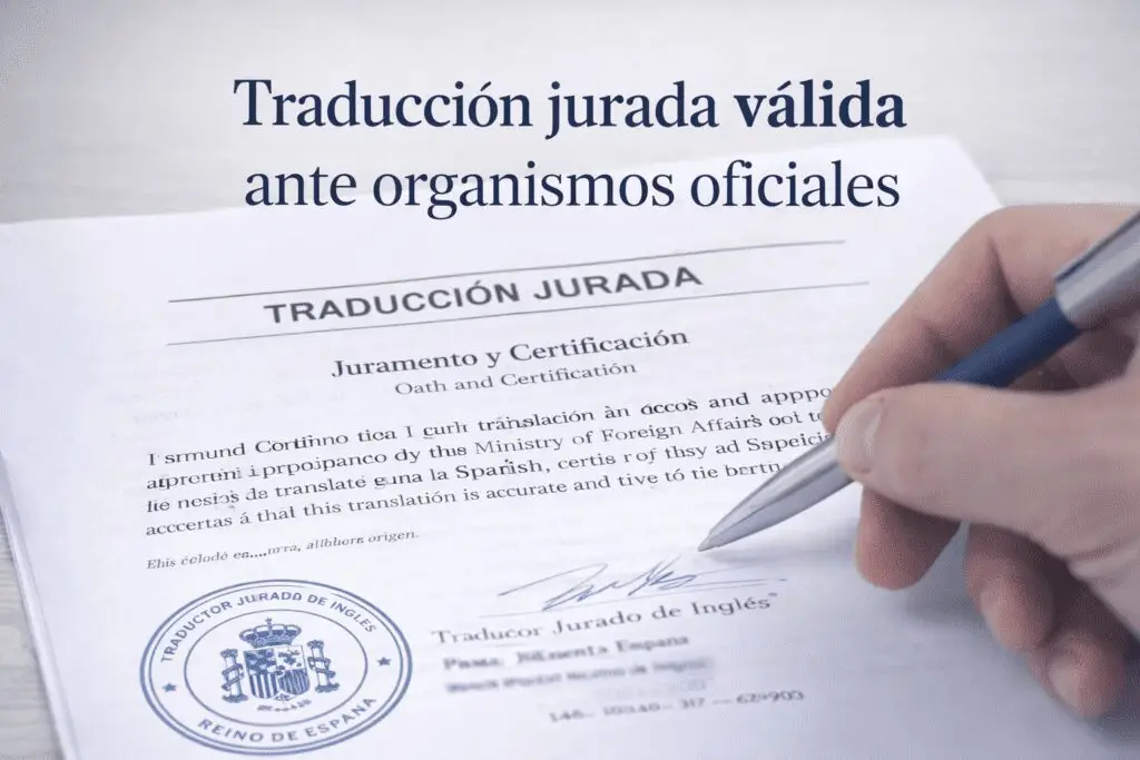 Traducción jurada valida